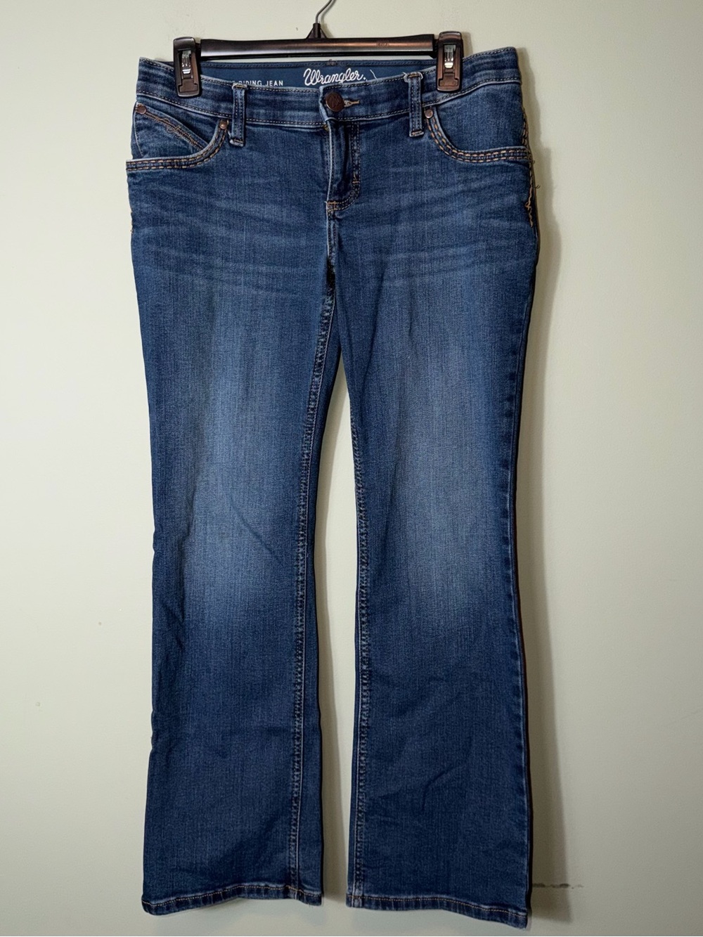 Wrangler Women's Shiloh Ultimate Riding Jean Blue Bootcut Jeans 29X30
